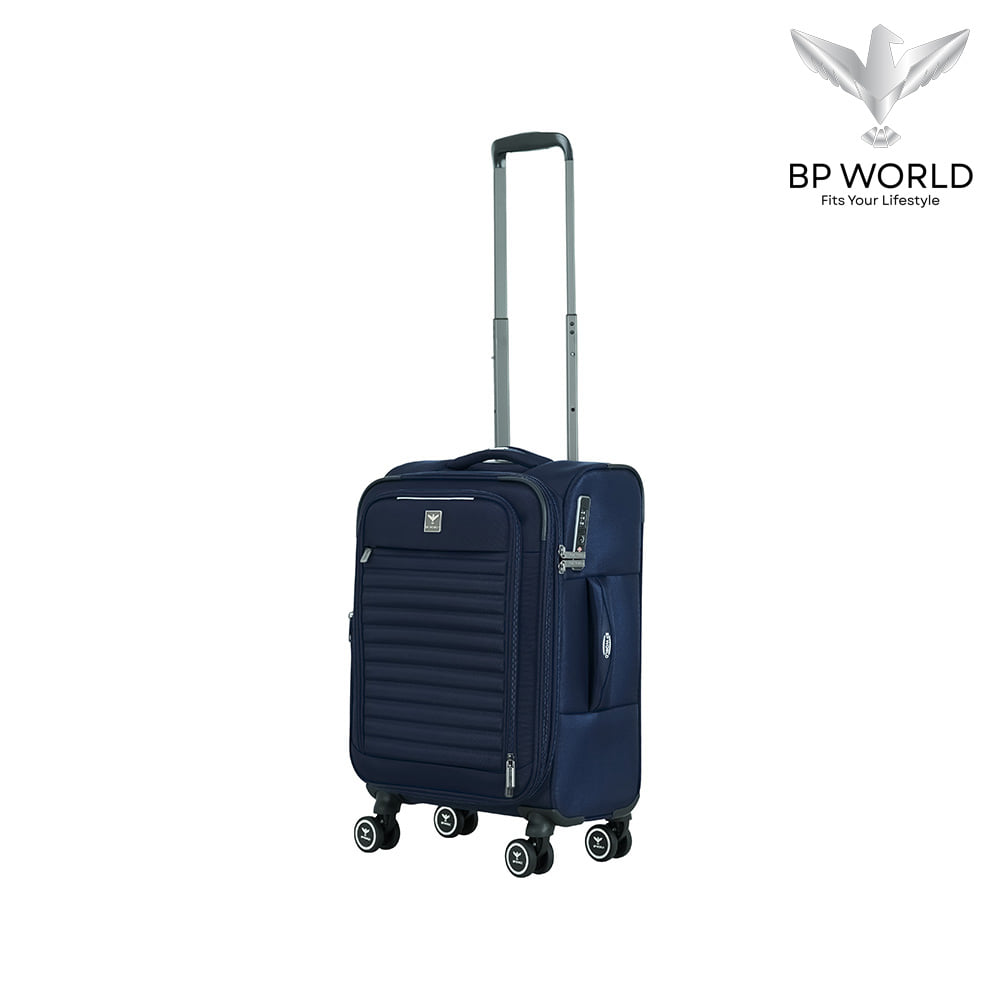 กระเป๋าเดินทาง 20 นิ้ว BP WORLD รุ่น TIMELESS 2467 สีน้ำเงินเนวี่_0